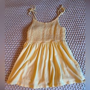 Yellow Baby Doll Top - size small - American Eagle